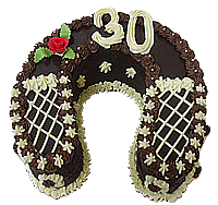 torta v tvare podkovy