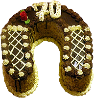 torta v tvare podkovy