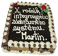 torta v tvare knihy