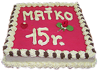torta v tvare knihy
