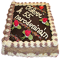torta v tvare knihy